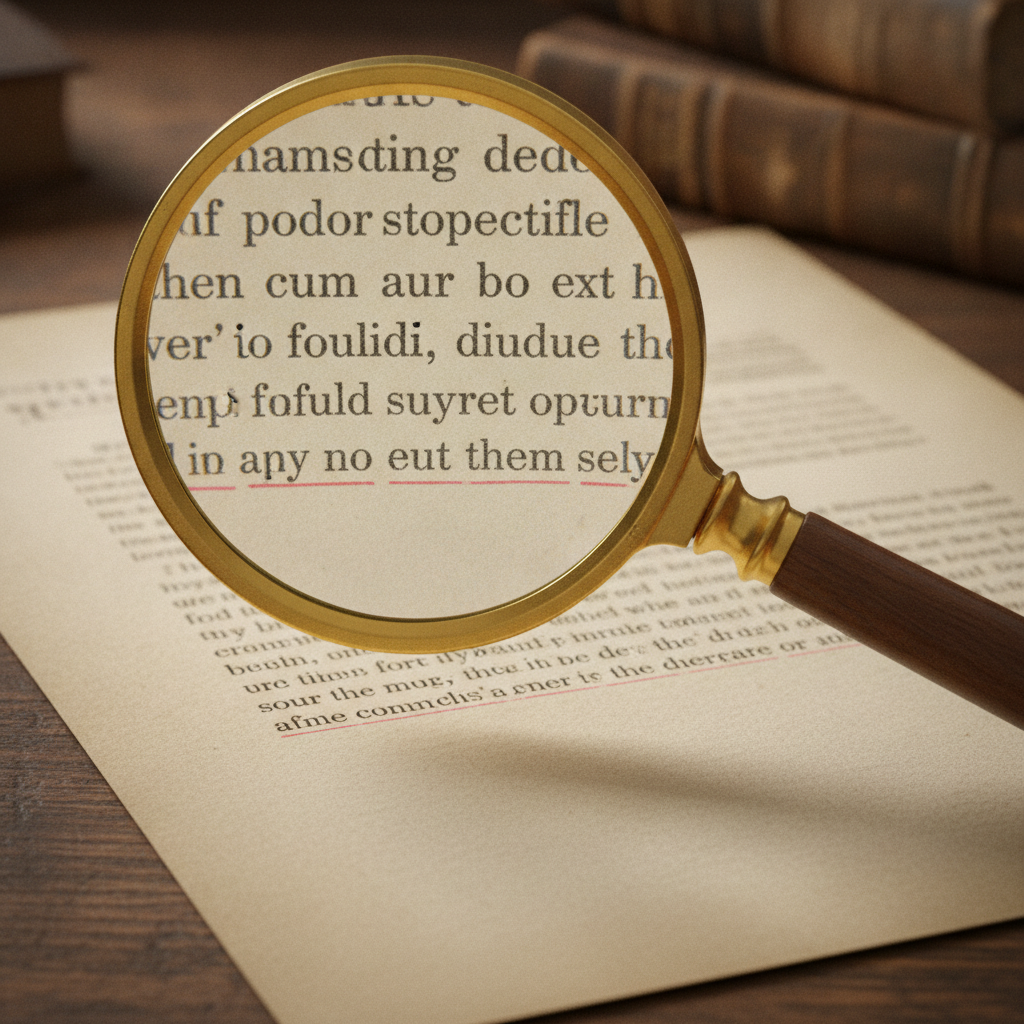 Reviewing AI-generated text for errors